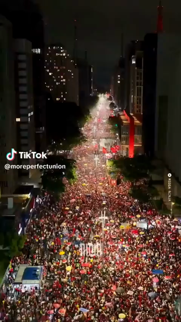 huge celebrations massive crowds and brazil and some shots of lula