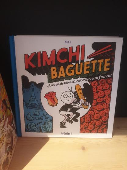 Couverture d'un roman illustré intitulé kimchi baguette